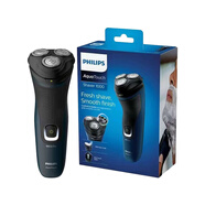 飛利浦PHILIPS進(jìn)口電動(dòng)剃須刀S1121三刀頭旋轉(zhuǎn)式家用男士刮胡刀全身水洗 S1121剃須刀原裝進(jìn)口 普通裝