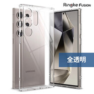 RingKe韓國Ringke適用三星s24ultra手機(jī)殼s24+新款全包防摔透明保護(hù)殼s24u超薄24plus磨砂硅膠套掛繩 FUSION系列【全透明】 S24Ultra保險(xiǎn)桿