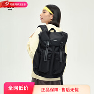 普尼PONY1972 男女同款日常通勤雙肩包防水耐磨輕便背包學(xué)生包電腦包 243U3AA02BK 黑 均 碼