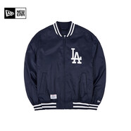 NEW ERA紐亦華MLB棒球NY夾克刺繡春秋男女情侶運動休閑外套 13546436-藏青色 LA L
