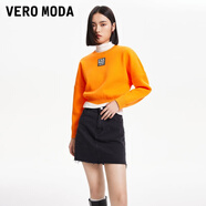 VEROMODA毛衣春季高街圓領(lǐng)長(zhǎng)袖多色薄荷曼波針織上衣女324124010 F13冰棒橙色 160/80A/S
