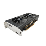 卡諾基RX580 RX590 8G 2048SP 單HDMI接口 高端顯卡 吃雞顯卡 RX470 8G(單HDMI跑分15W)黑 標配