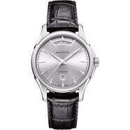 【二手99新】漢米爾頓漢密爾頓爵士系列男表 自動(dòng)機械表 H32505751 白盤(pán)皮帶款雙歷條刻表徑40毫米