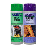 NIKWAX Hardshell Clean/Waterproof DUO-Pack