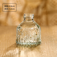 梵岡尬蒂北歐精致迷你玻璃花瓶水養(yǎng)鮮花裝飾小花瓶感花器擺件 美人頭