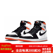 NIKE耐克bebe8耐克AJ1  Air Jordan 1 OG 高幫休閑籃 扣碎4.0黑腳趾575441/555088-180 36.5