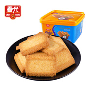 春光椰子巧克力巴旦木什錦曲奇海南特產426克下午茶點心獨立包裝 椰子曲奇(藍色)×2盒 天藍色