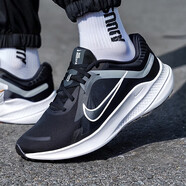 耐克（NIKE）男鞋夏季新款運動鞋RUN SWIFT 3網(wǎng)面透氣休閑鞋子緩震耐磨跑步鞋 DD0204-001/QUEST飛線5/黑色 40
