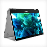 華碩（ASUS）VivoBook Flip 輕薄二合一筆記本電腦 Win10 4+128G