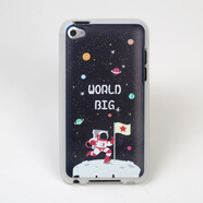 赫致適用蘋(píng)果 itouch4 硅膠保護殼 彩繪手機殼 ipod touch4 保護套軟保護殼 配件 宇航員【軟殼抗摔】宋鋼化 iPhone 其他型號