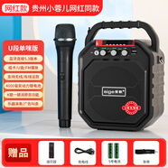 愛歌廣場(chǎng)舞音響戶外k歌音箱網(wǎng)紅唱歌專用手提移動(dòng)便攜式播放器 無線版+U段無線話筒