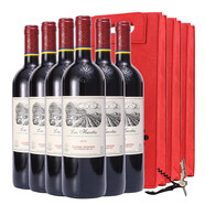 拉菲红酒整箱 智利红酒 巴斯克花园珍藏干红葡萄酒750ml*6【中国总