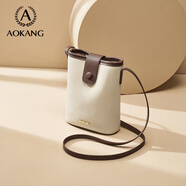 奧康（Aokang）包包女包手提包新款復(fù)古托特包印花斜挎單肩包生日禮物送女友老婆 BG703268-米白色