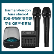 允夢(mèng)者哈曼卡頓話筒電視ktv無(wú)線麥克風(fēng)馬歇爾音響唱歌家庭k歌JBL專用 升級(jí)聲卡版+2個(gè)無(wú)線麥