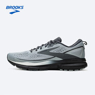 布魯克斯（BROOKS）男子減震舒適跑鞋Trace 3 軌跡1104121D 灰色/黑色/烏木色43