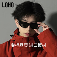 眼鏡生活（LOHO）偏光復古貓眼男高級感開(kāi)車(chē)專(zhuān)用窄框墨鏡女防曬太陽(yáng)鏡吸睛護目鏡