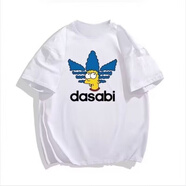 金邁鳥搞怪dasabi短袖 速干衣t恤男女款社交牛逼惡搞兄弟閨蜜裝定制衣服 白色1 10XL 2xl 170-175重140-160