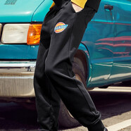 dickiesDickies 休閑舒適直筒褲束口長褲 男女同款 DK007066  黑色 L