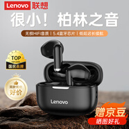 聯(lián)想（lenovo）真無線藍牙耳機 半入耳式耳機 音樂運動游戲耳機藍牙5.4 適用蘋果華為小米手機 EA110黑色