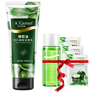 安安金純（A'Gensn）橄欖油毛孔細致潔面乳150g 安安金純洗面奶面部護膚 安安洗面奶