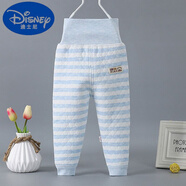迪士尼（Disney）寶寶加絨加棉高腰褲子?jì)胗變捍呵锒Ｅo(hù)肚褲男女可開檔秋褲 三層夾棉藍(lán)色 90 建議2-3歲