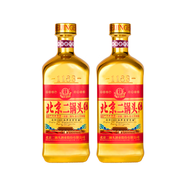 永豐牌北京二鍋頭白酒升級(jí)版小方瓶46度金方清香型白酒純糧酒 46度 500mL 2瓶 組合裝（金方）