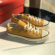 匡威（Converse）經(jīng)典帆布鞋男 AllSTAR 透氣休閑鞋子 黃色運(yùn)動(dòng)板鞋女 162063 37.5