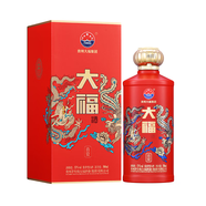酒鎮大福貴州茅臺鎮大福 酒廠(chǎng)酒鎮大福（喜宴）純糧食釀造醬香型白酒 53%vol 500mL 1瓶