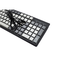 NEWEP收銀機通用鍵盤(pán)KB89全鍵帽防塵設計小尺寸USB接口即插即用兼容商米二維火美團安卓收款機鍵盤(pán) 黑色KB89全帽有線(xiàn)鍵盤(pán) 有線(xiàn) 89鍵