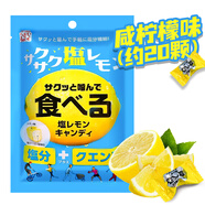 松屋夾心糖 日本原裝進口 咸檸檬味酸糖硬糖 果味糖果獨立包裝零食 咸檸檬味糖果76g(約20顆）