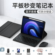 法普拉適用小米平板6/7Pro藍牙鍵盤(pán)6spro保護套11寸磁吸12.4紅米Redmipadpro12.1小米5鼠標SE10.6殼筆槽 【尊貴黑+鍵盤(pán)+鼠標】筆槽款/背光版 小米平板5/5 Pro (