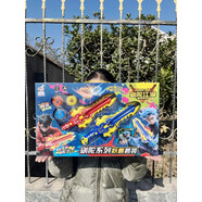 2024新款兒童閃光劍魂爆裂陀螺3戰(zhàn)士2把劍型雙系列發(fā)射器送戰(zhàn)斗盤 2把閃光劍魂爆裂陀螺3個(gè)帶戰(zhàn)斗