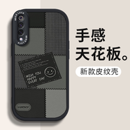 帥璽 適用小米9/pro手機殼 MI8/青春版全包防摔8探索版潮牌卡通動(dòng)漫新款皮紋硅膠軟殼笑臉男女 【酷炫黑】暗灰笑臉-贈保護膜 小米8
