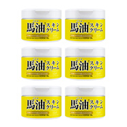 馬油（LOSHI）面霜保濕補(bǔ)水男女通用防干裂潤膚膏秋冬季擦臉鎖水護(hù)膚品 面霜220g*6