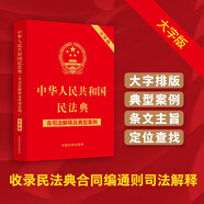 2025年適用中華人民共和國民法典（含司法解釋及典型案例）（大字版） 含民法典合同編通則司法解釋