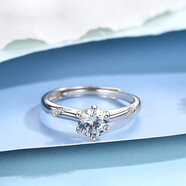 珠惠魅老鳳凰金店款925純銀戒指一克拉鉆戒鉆石女結婚求婚情侶莫桑鉆 莫桑鉆(定制聯(lián)系客服)開(kāi)口可調