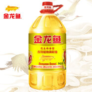 金龍魚(yú) 食用植物調(diào)和油桶裝色拉油家商用炒菜烹飪植物油瓶子 花生特香型調(diào)和油5L