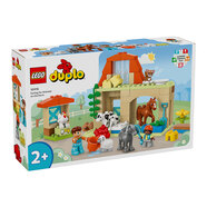 樂高（LEGO）積木拼裝得寶10416 歡樂農(nóng)場動(dòng)物大顆粒積木桌兒童玩具生日禮物