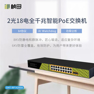 楨田6/8/10/12/20/28口全千兆國標PoE交換機 標準供電交換機 RP1420G6 機架式20口全千兆