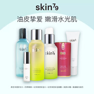 SKIN79【油皮摯愛】松芽水乳套裝護(hù)膚補(bǔ)水保濕清爽女化妝品護(hù)膚品正品女 水+乳+洗面奶+隔離+BB霜+卸妝水