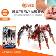 赫寶機(jī)器蟲仿生蜘蛛昆蟲蝎子火螞蟻恐龍壁虎圣甲蟲遙控電動(dòng)寵物玩具男 遙控黑寡婦蜘蛛-售出不退不換 官方標(biāo)配（新老包裝隨機(jī)發(fā)）