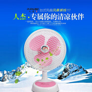 人杰人杰電風(fēng)扇 T13學(xué)生宿舍床頭風(fēng)扇迷你小風(fēng)扇插電 臺扇搖頭扇