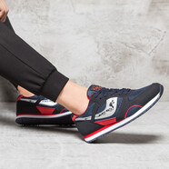 大博文馬拉松鞋升級版跑步鞋男女情侶鞋透氣網(wǎng)面休閑鞋跑鞋 9925-1A升級版藍色 40/偏小一碼