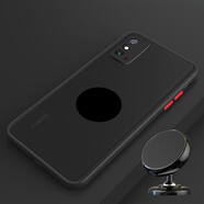 rainzone 榮耀x30手機殼x30i磁吸華為新款x30max全包防摔手機套×30男女款簡(jiǎn)約外殼 榮耀x30max*膚感殼黑*4厘米磁吸*底座