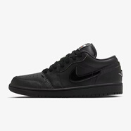 耐克（NIKE） Jordan 1 Low AJ1低幫男子籃球鞋 DJ2756 黑 煤黑 蒸氣綠HM3690-001 42