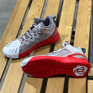 阿迪達(dá)斯（adidas）男鞋運(yùn)動鞋2025夏季新款羅斯D Rose戶外實(shí)戰(zhàn)訓(xùn)練緩震籃球鞋 GW7651灰白紅 45 (280mm)