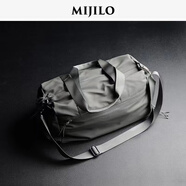 MIJILO米基洛運(yùn)動健身包男女防水干濕分離小號斜挎包高級感旅行包 灰色05（28L）