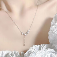 Gramda925銀項鏈女小眾設(shè)計感吊墜鎖骨鏈?zhǔn)罪椘?20情人節(jié)禮物送女友老婆 麥穗銀項鏈/花束禮盒/可刻字
