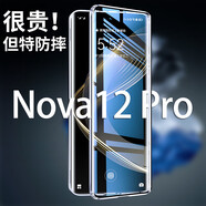 殼潮界【定制款丨無(wú)需貼膜】適用華為nova12pro手機(jī)殼nova12雙面玻璃全包透明金屬磁吸女男款保護(hù)套 【曜金黑】360°全包防護(hù) 華為nova12Pro
