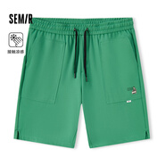 森馬（Semir）【短褲福袋】中褲男夏季寬松直筒運動(dòng)風(fēng)短褲褲子 A款【涼感基礎款】-中綠 175/80A/L